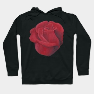 Red Rose Drawing Hoodie